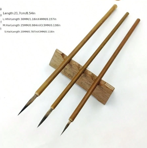 Set de 3 piezas de Pincel de caligrafía china