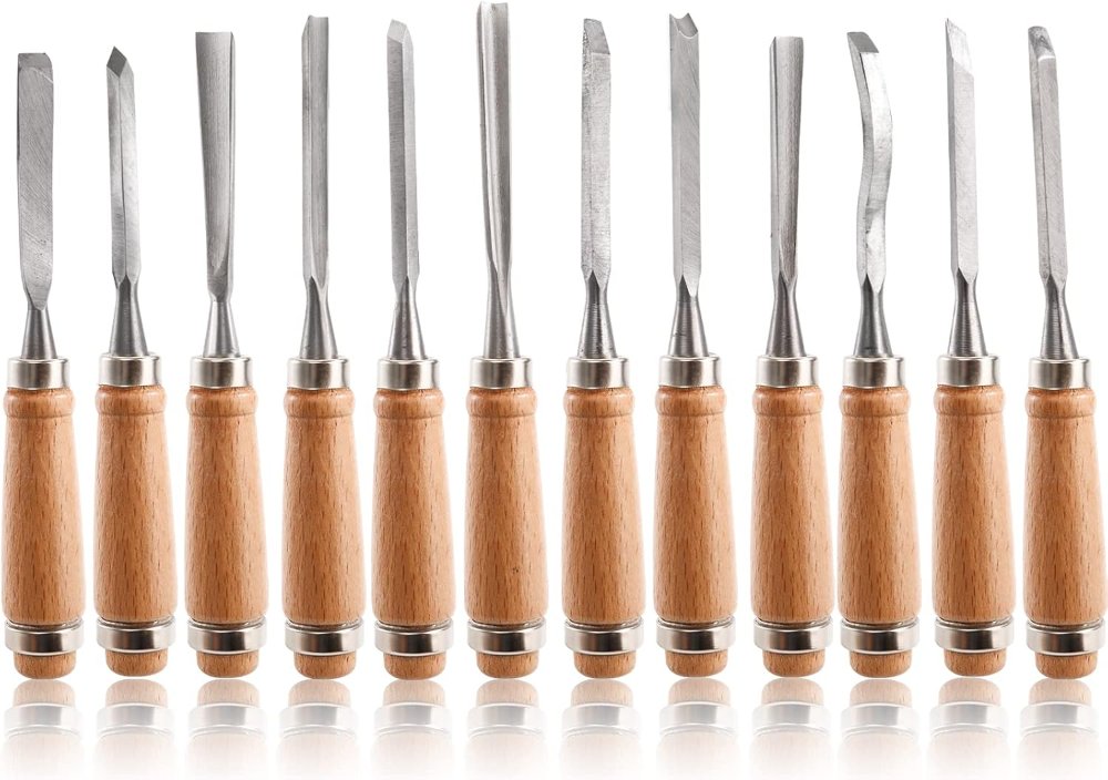 Set de gubias herramientas para Tallado en Madera 12 piezas