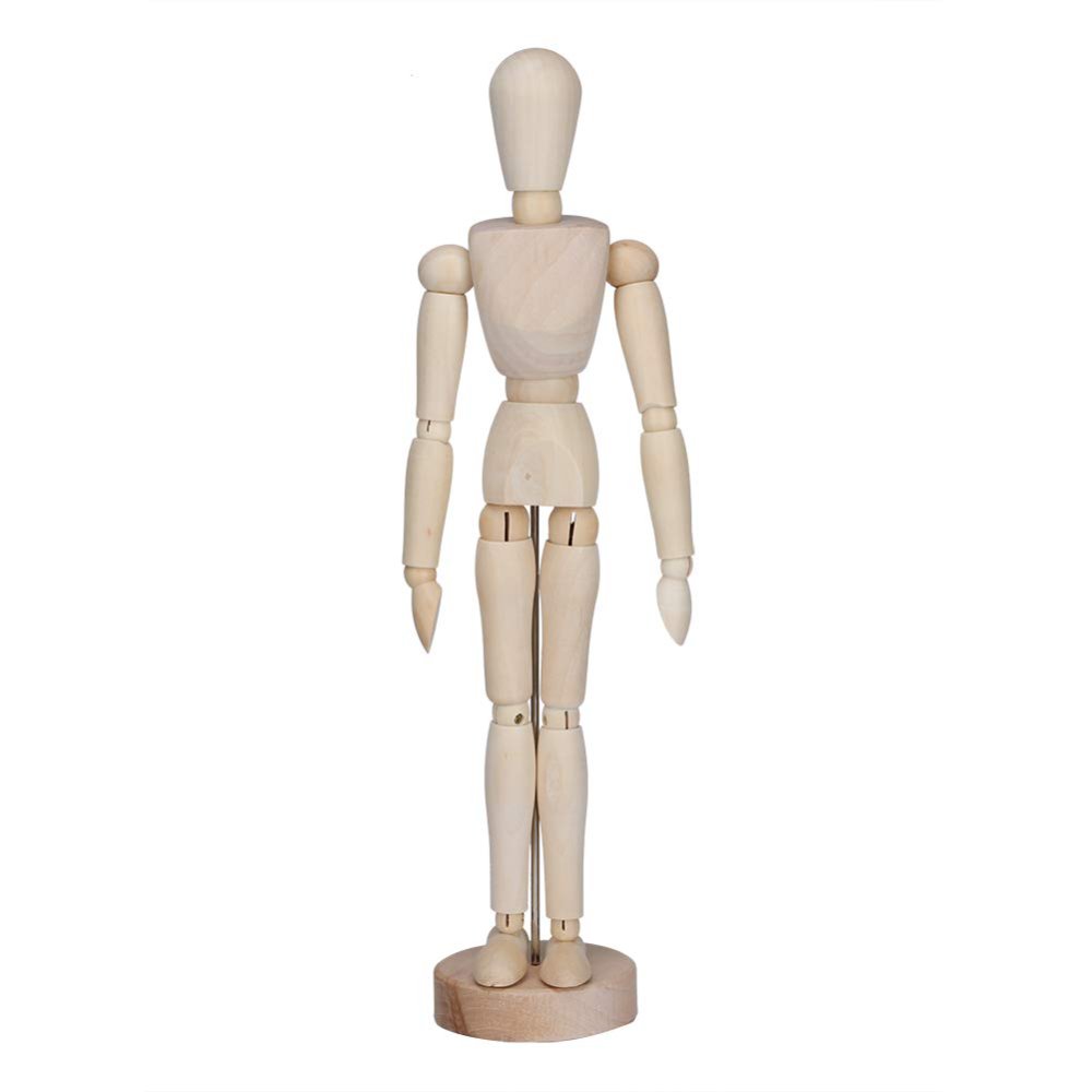 Maniquí 30 cm articulado