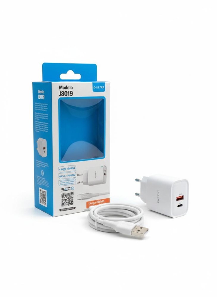CARG J8019 usb a - type c  blanco
