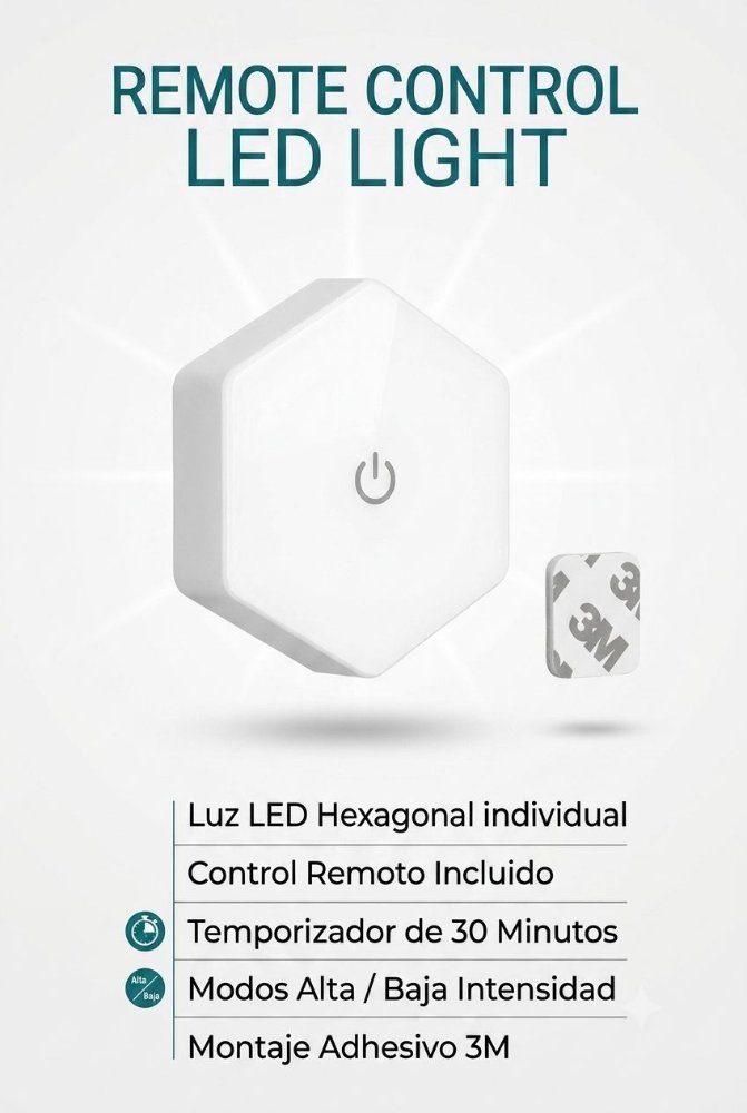 LUZ LED IRM-07933 CONTROL REMOTO