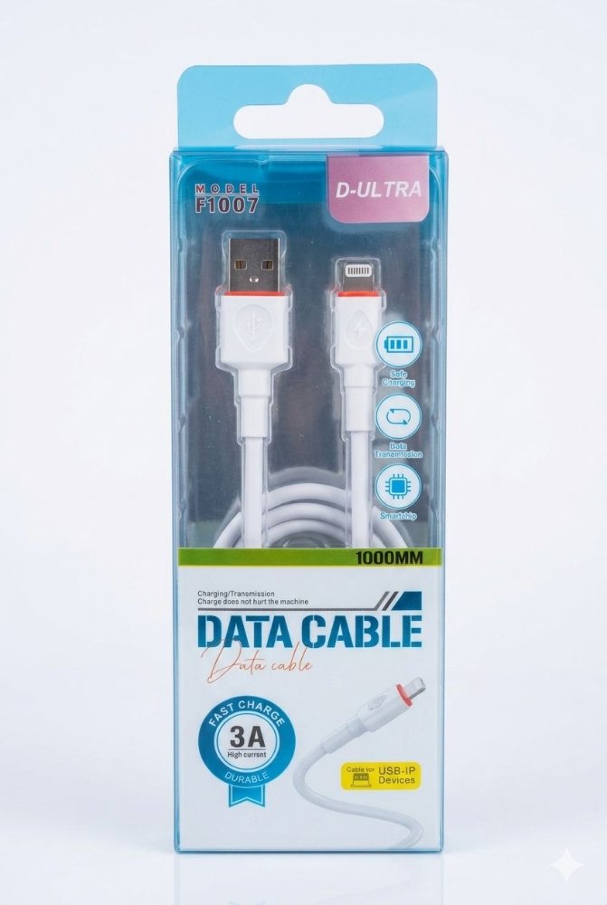 CABLE F1007 lightning blanco
