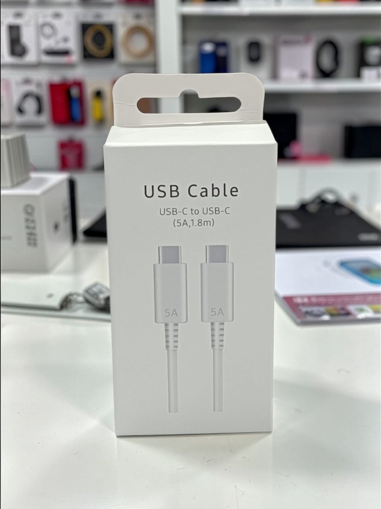 CABLE SC004 CB usb type-c 5a 1,8m blanco