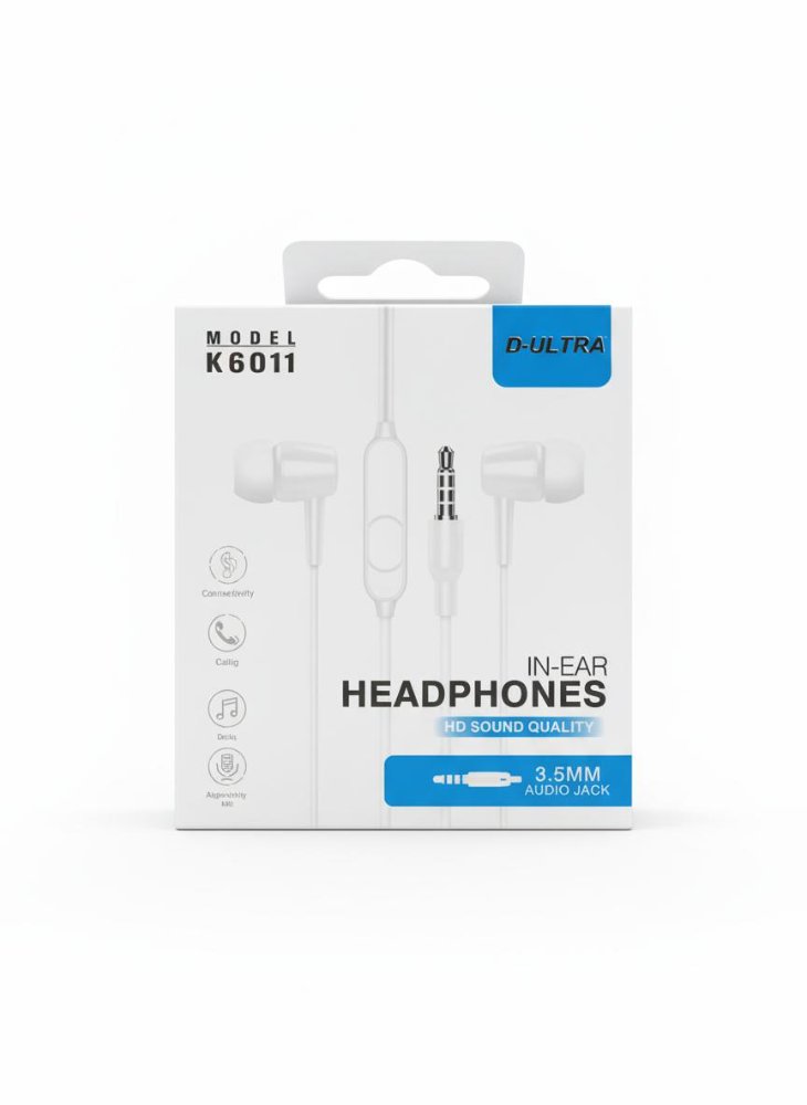 AUDIFONO K6011 3.5 blanco