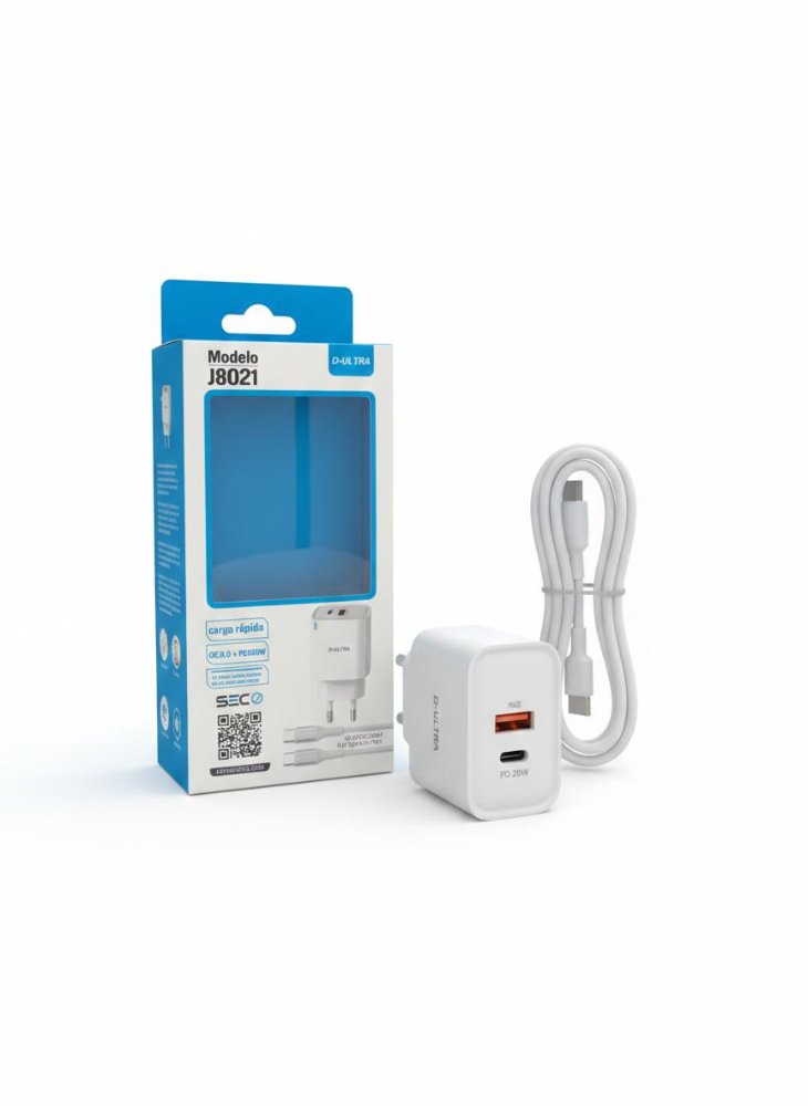 CARG J8021 usb-type c blanco