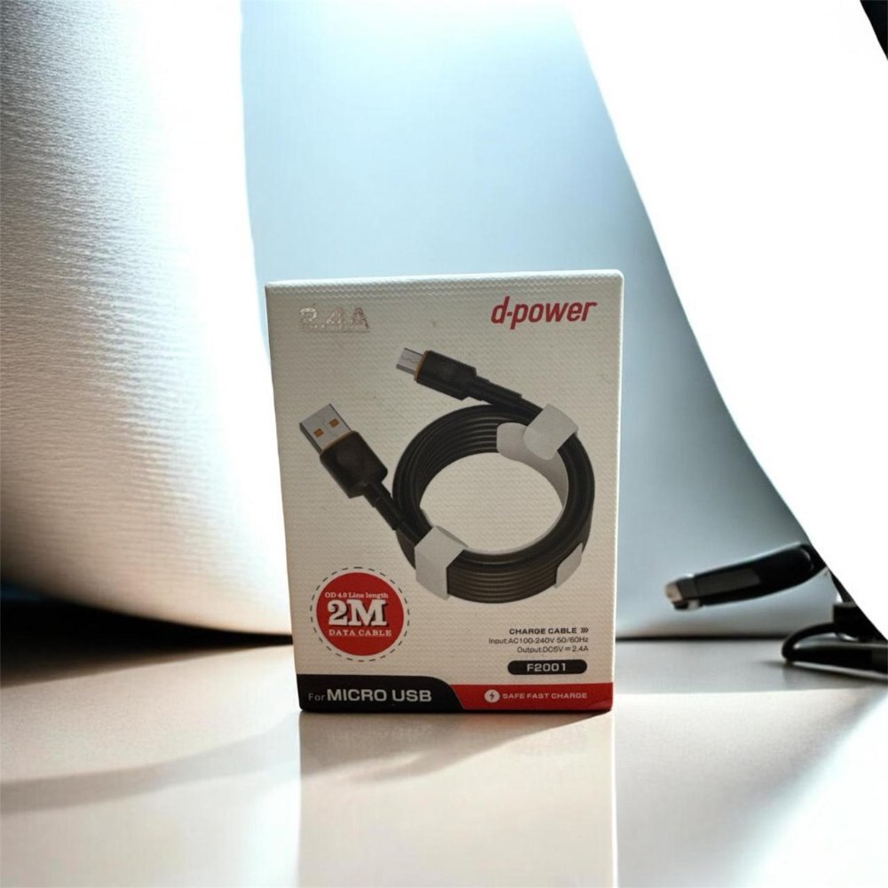 CABLE F2001 2m micro negro