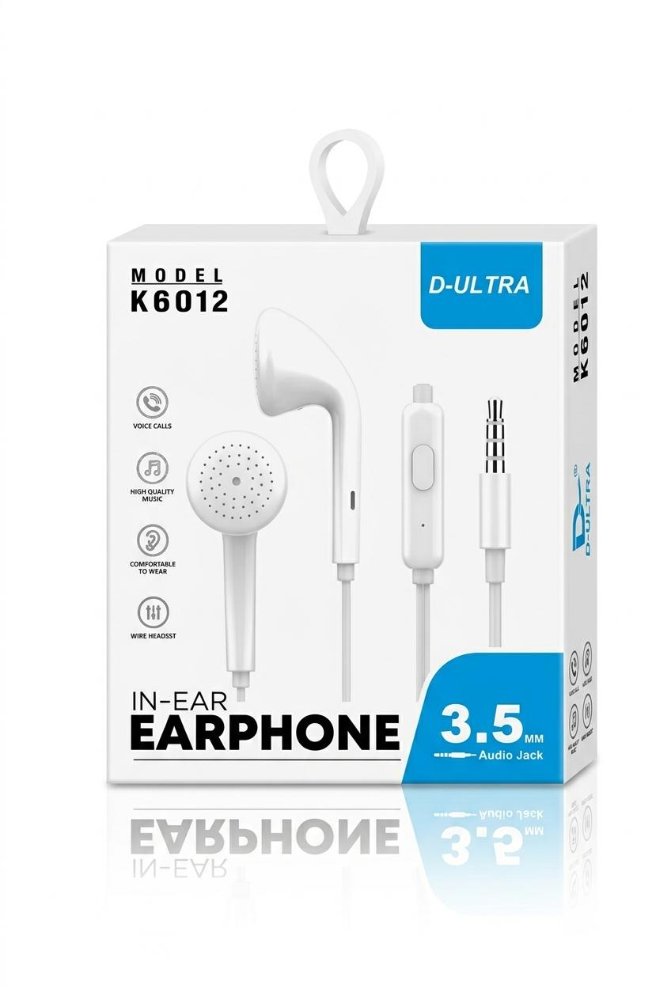 AUDIFONO K6012 3.5 blanco