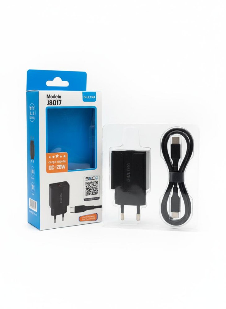 CARG J8017 usb a- type c negro