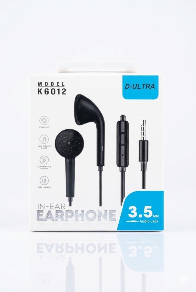 AUDIFONO K6012 3.5 negro