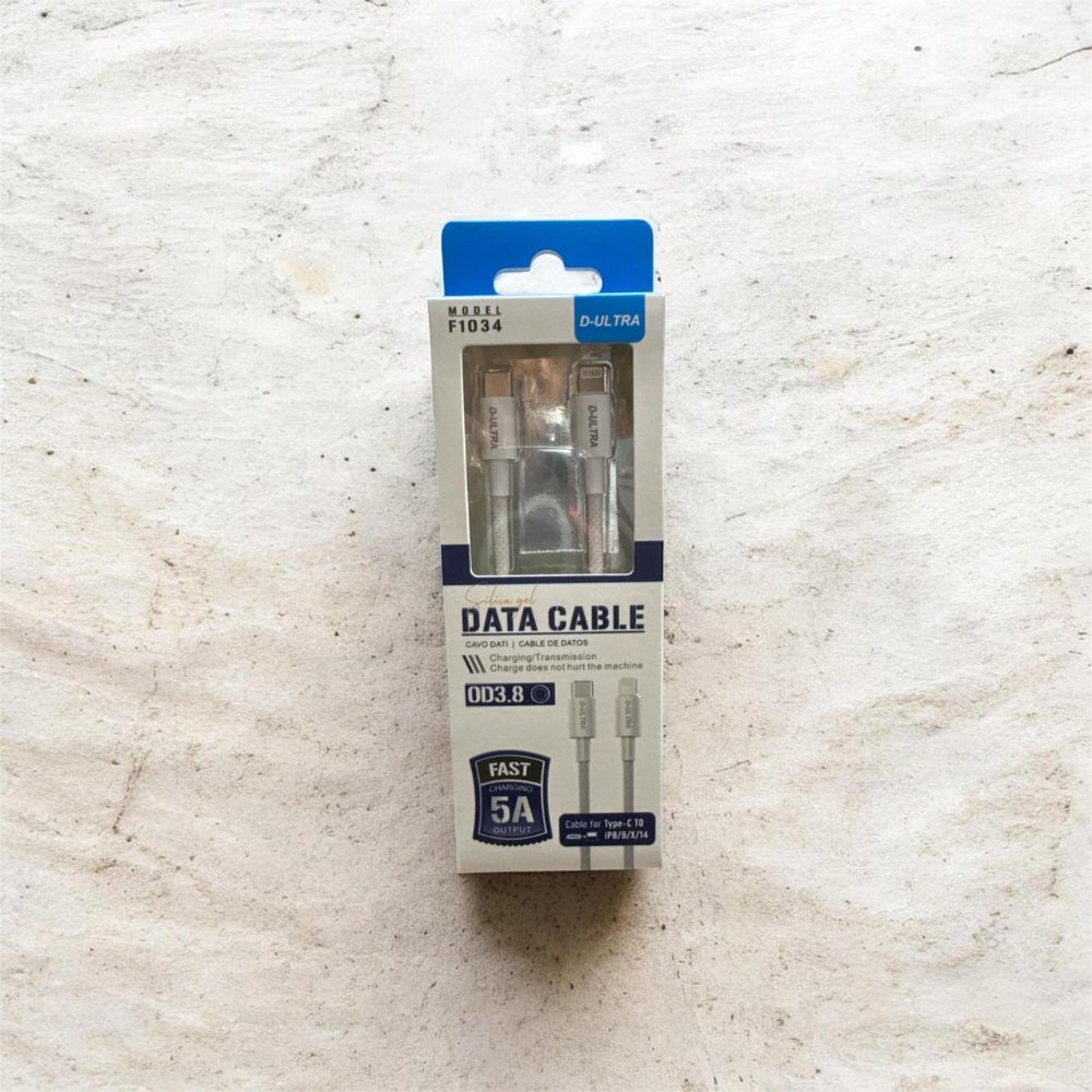 CABLE F1034 blanco type c - lighthing