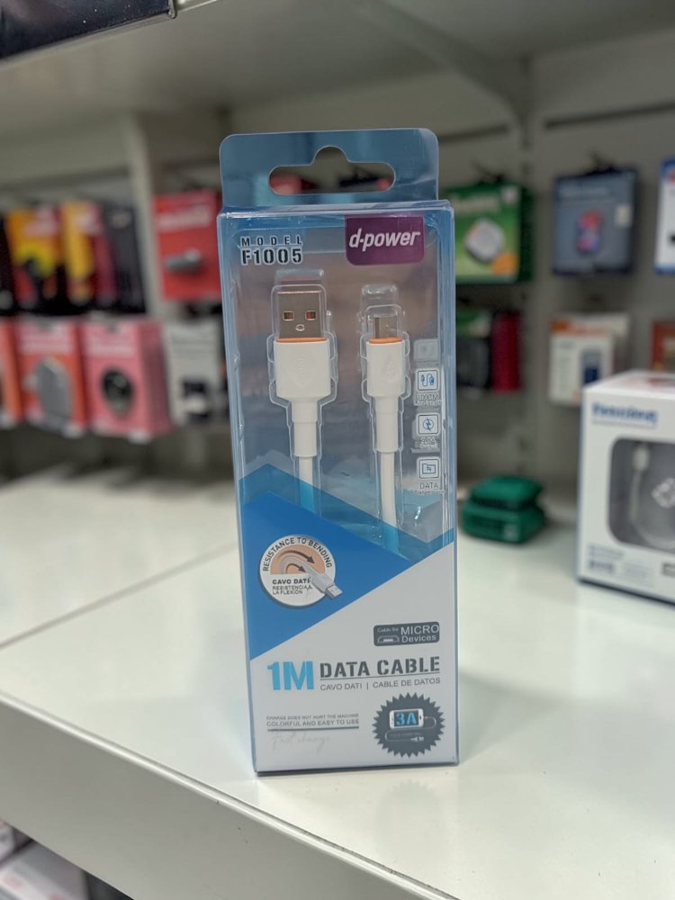 CABLE F1005 micro usb blanco