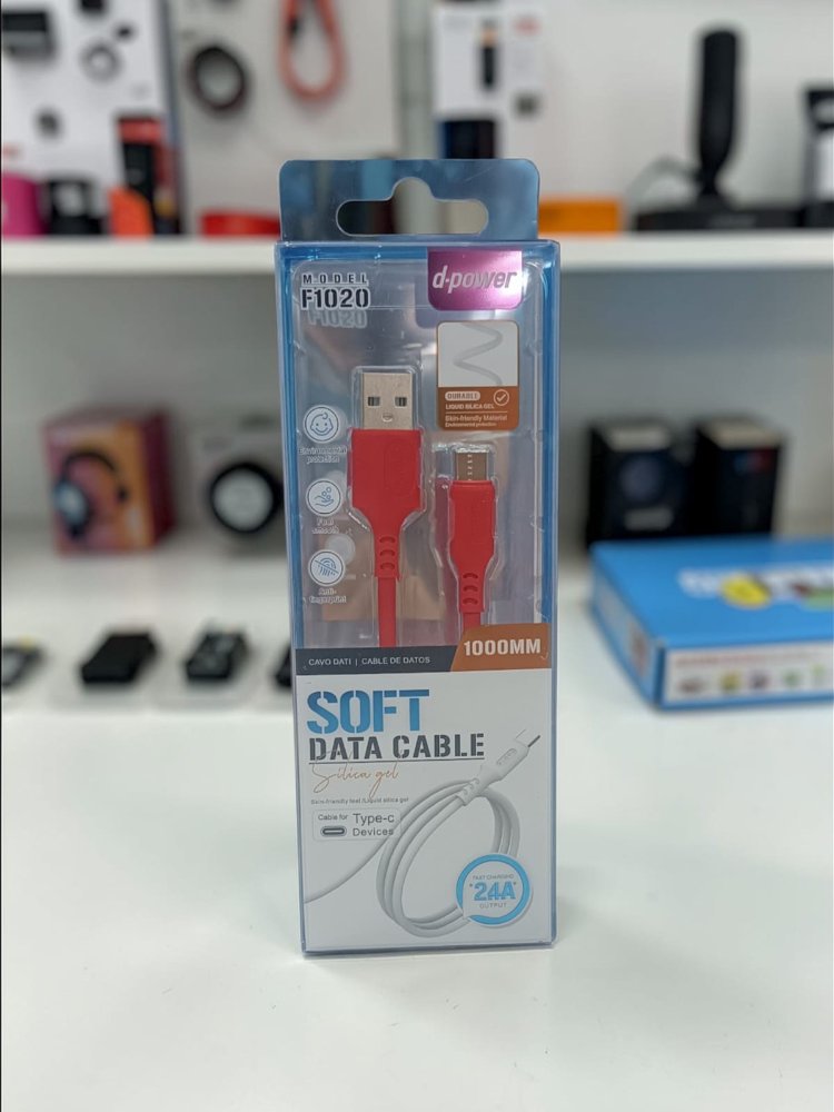 CABLE F1020 usb-c  rojo