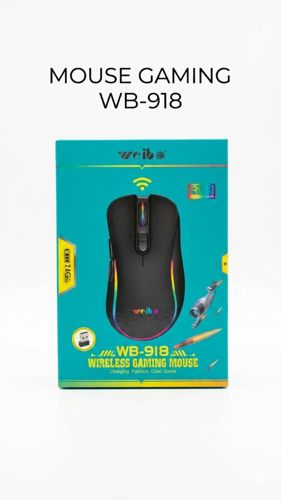 GAMING MOUSE WIRELESS WB- 918