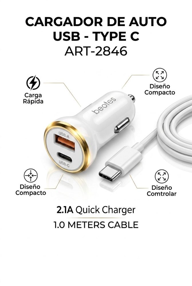 CARG AUTO ART 2846 USB-TYPE C