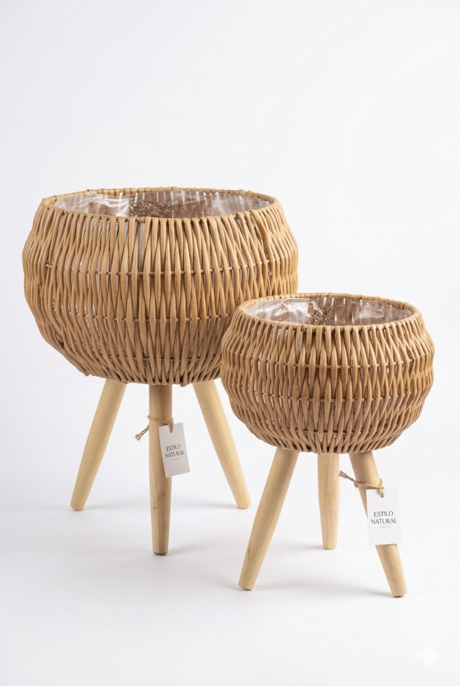 SET2 DUO MACETAS REDONDAS