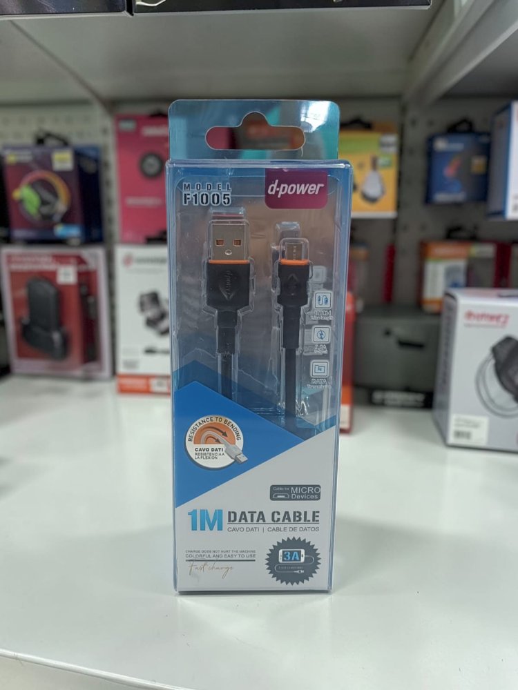 CABLE F1005  micro usb  negro