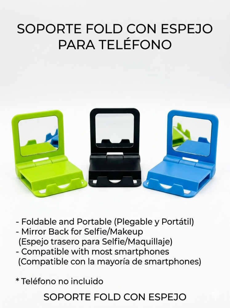 SOPORTE ZF- 801 FOLDER CON ESPEJO