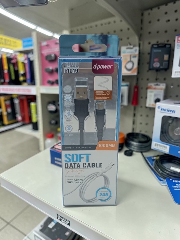 CABLE F1019  micro usb negro