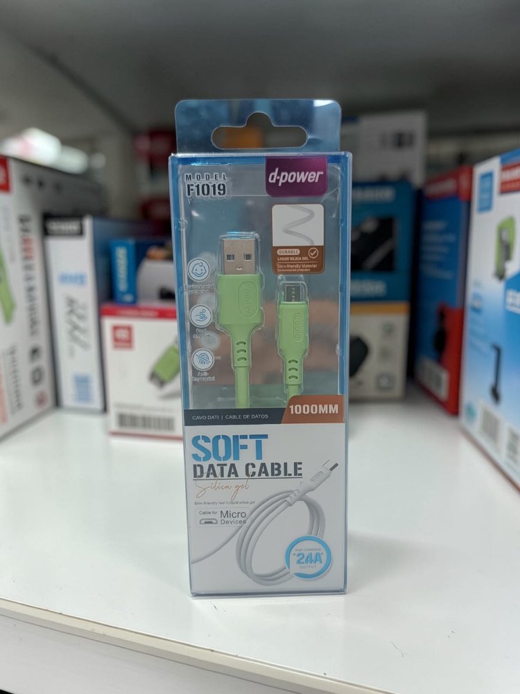 CABLE F1019 micro usb verde