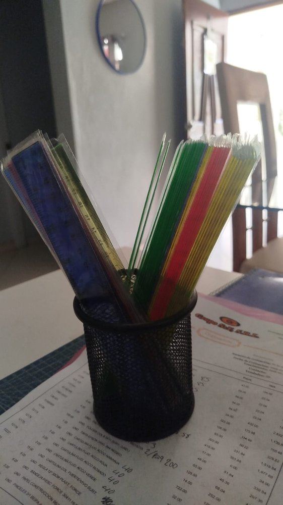 Reglas 20 cm colores