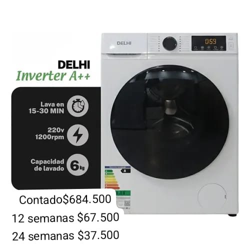 LAVARROPAS DELHI 6KILOS