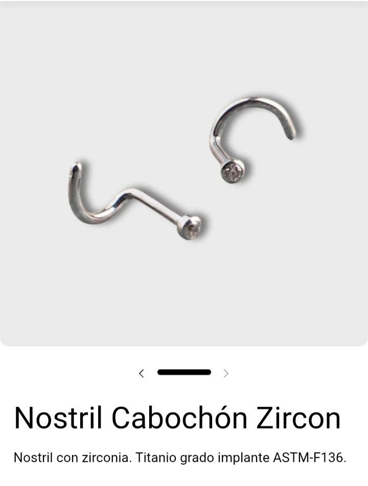 Nostril Zircon Cabochon 1 x 6,5 x 2mm