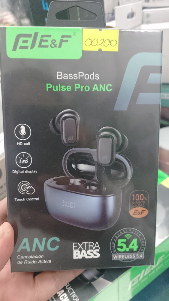 BASSPODS PULSE PROANC EXTRA BASS