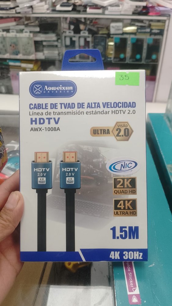 CABLE DEV TVAD DE ALTA  VELOCIDAD HDTV AWX- 1008A 1.5 METROS