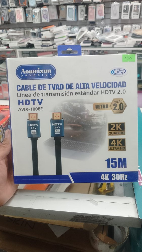 CABLE  DE TVAD DE ALTA VEL. HDTV AWX-1008E 15 METROS