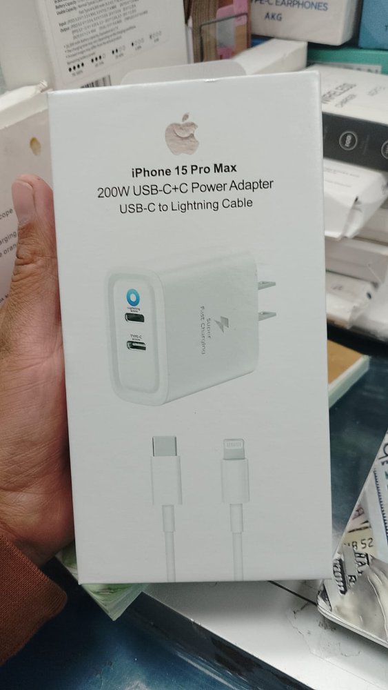 IPHONE 15 PRO MAX 200W USB C A LIGHTNING CABLE