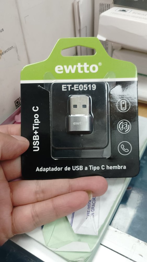 ADAPTADOR DE USB A TIPO HEMBRA
