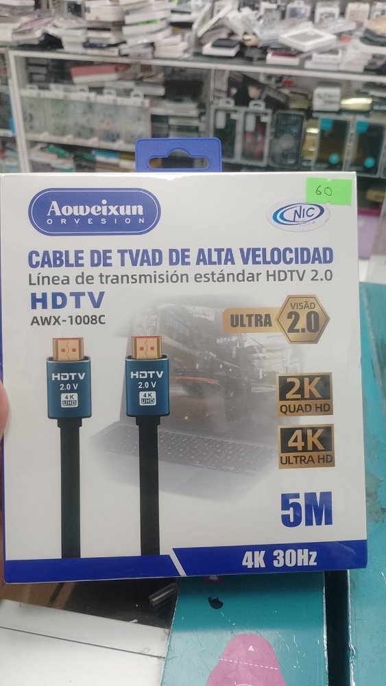 CABLE DE TVAD DE ALTA VEL. HDTV AWX - 1008C 5 METROS