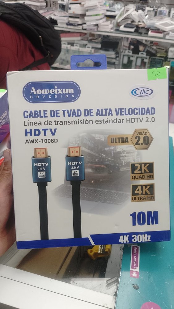 CABLE DE TVAD DE ALTA VELOCIDAD HDTV AWX-1008D 10METROS
