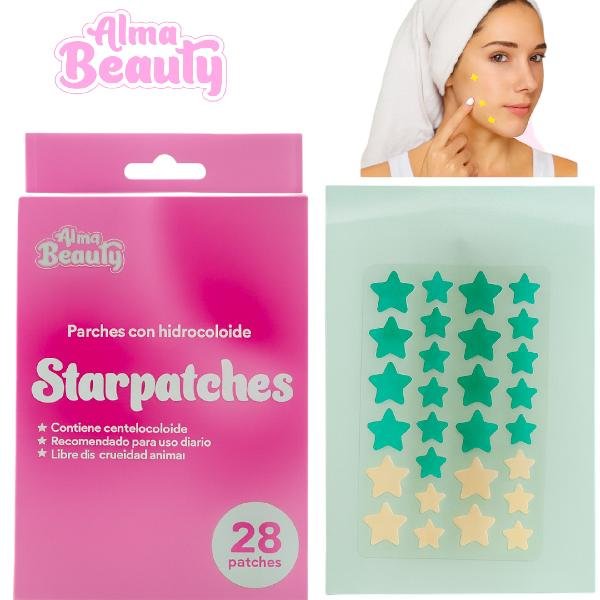 ALMA BEAUTY PARCHE PARA EL ACNÉ STARPATCHES CON HIDROCOLOIDE X28PZS
