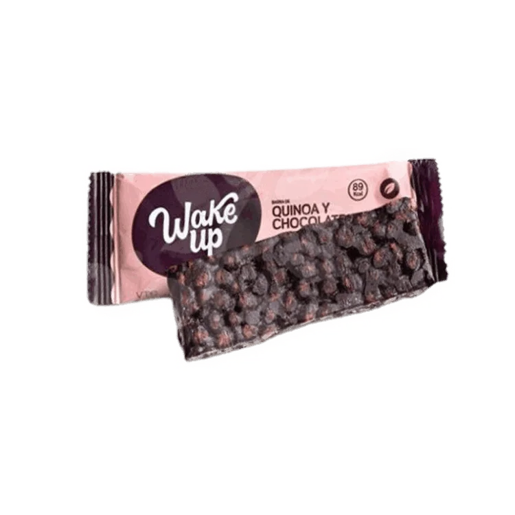 Barra de cereal quinoa y chocolate negro Wake Up 20g