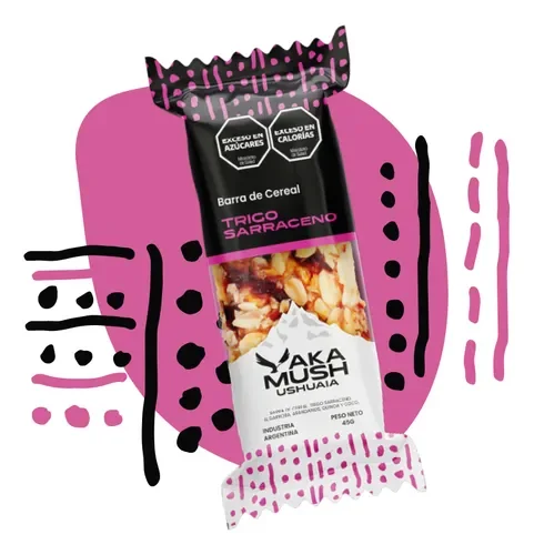 Barra de cereal trigo sarraceno Yakamush 45g
