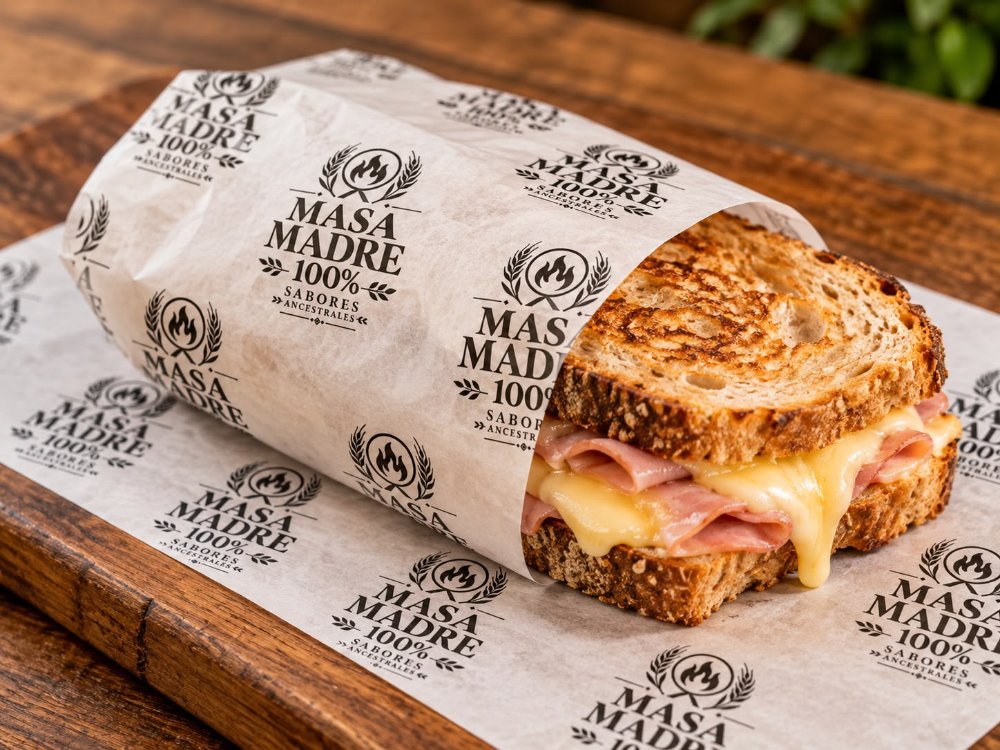Sándwich Clásico de Masa Madre – Jamón y Queso.