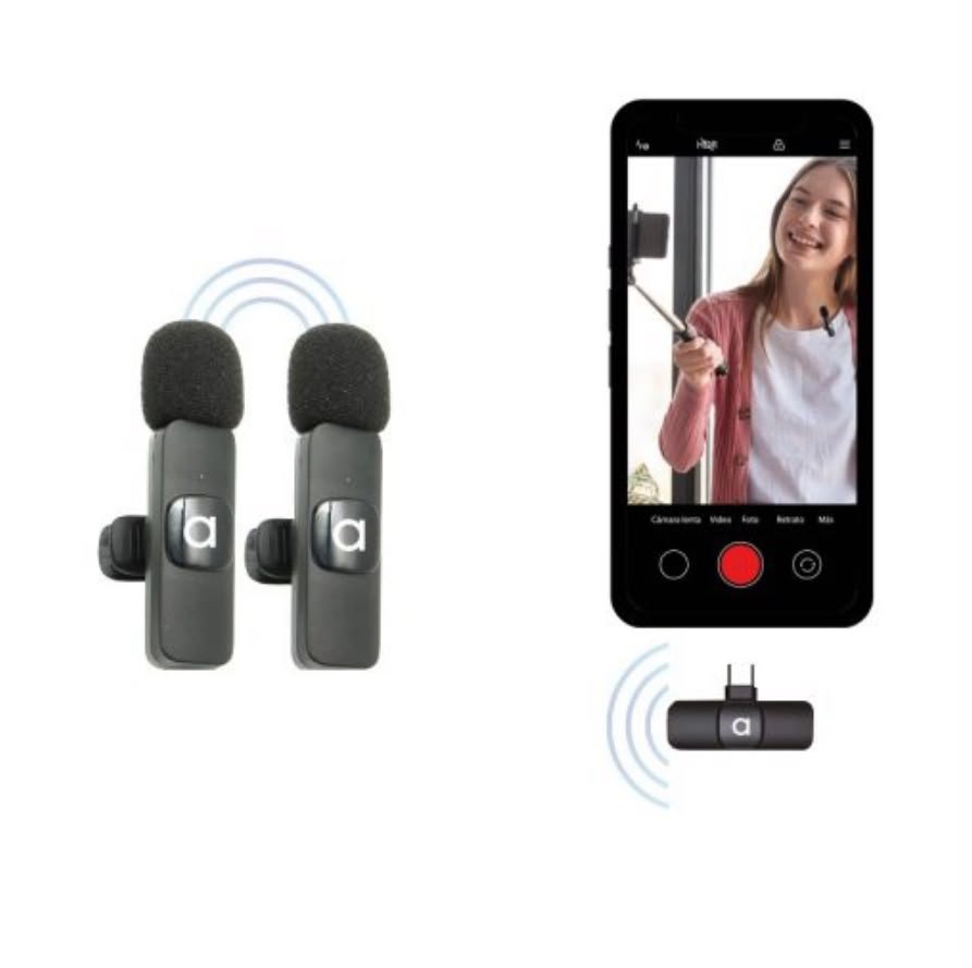 Microfono inalambrico para dispositivo movil