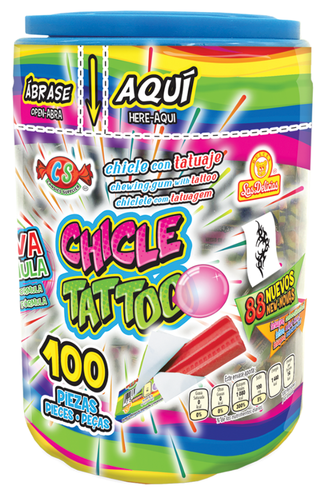 chicle tattoo