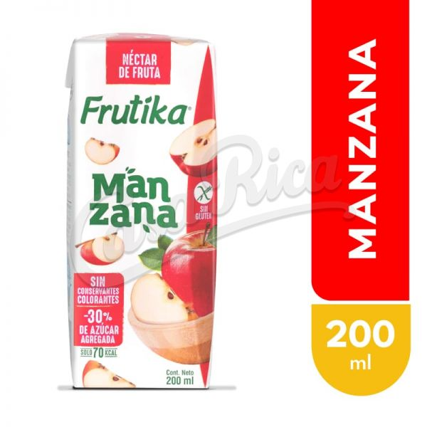 jugo frutika manzana