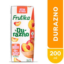 jugo frutika durazno