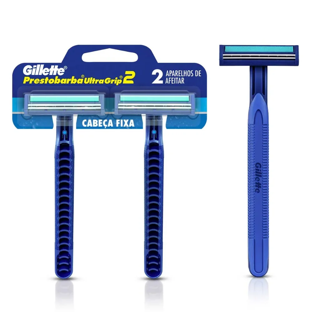 GILLETE PRESTOBARBA ULTRA GRIP AZUL