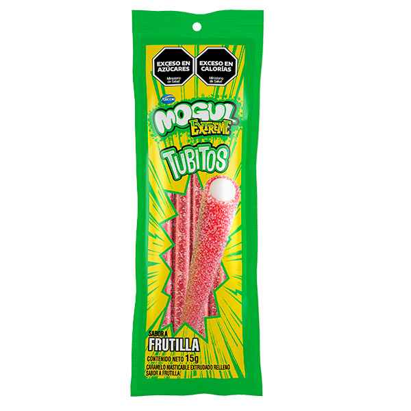 Mogul tubito frutilla