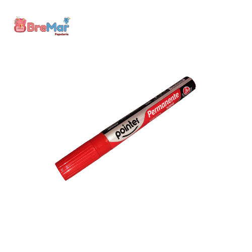 MARCADOR PERMANENTE ROJO POINTER