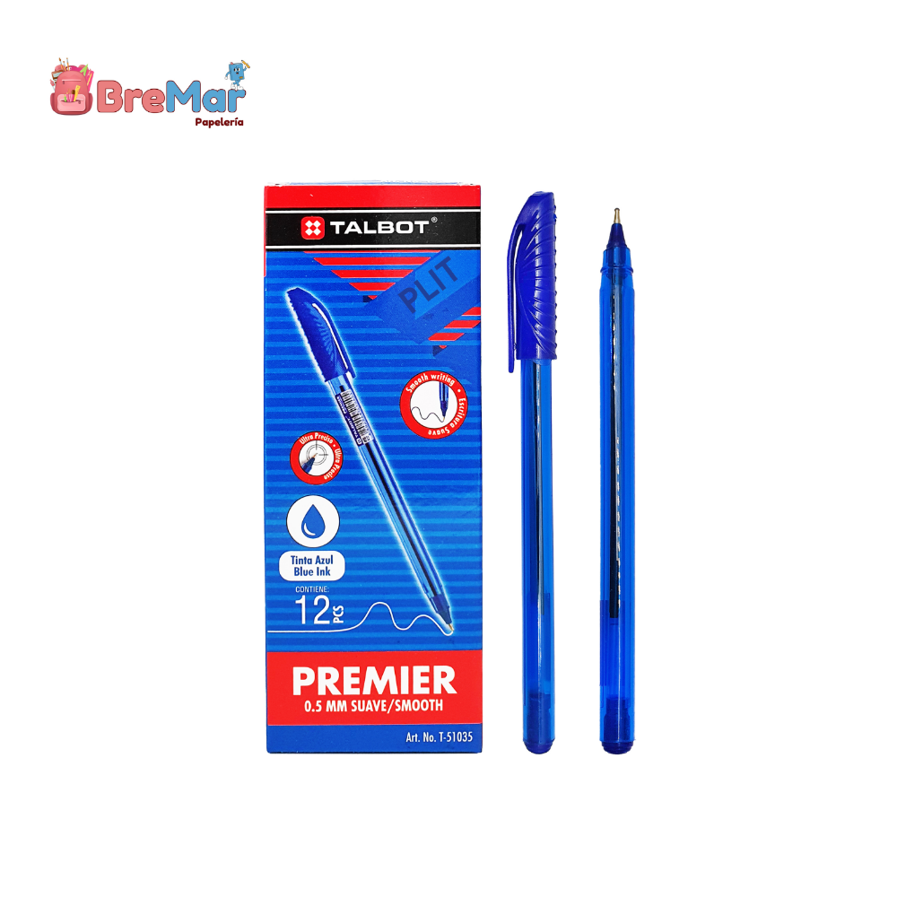 BOLÍGRAFO AZUL TALBOT BAS