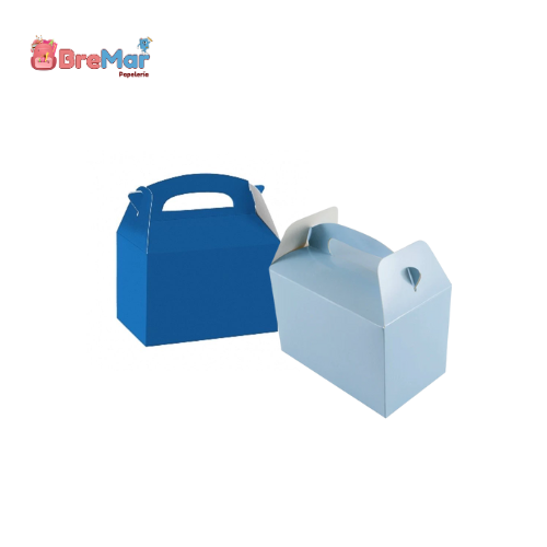 CAJAS DE CUMPLEAÑOS AZUL Y GRIS