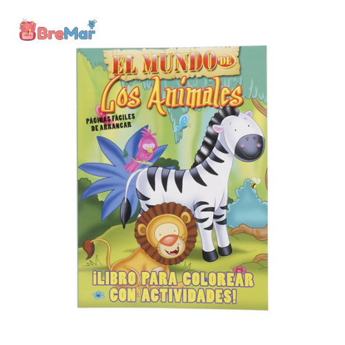 LIBRO COLOREAR MUNDO DE LOS ANIMALES