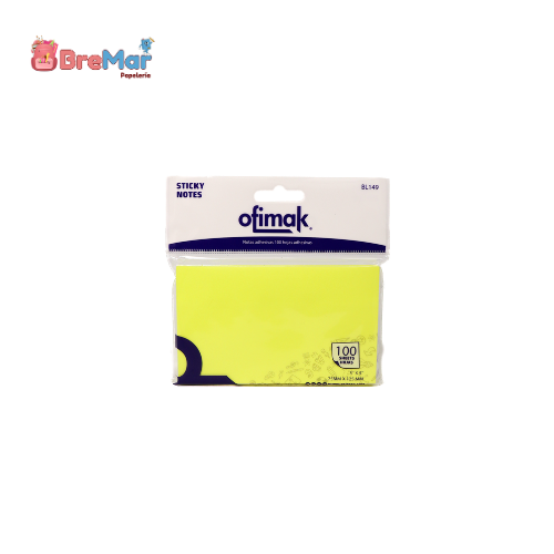 NOTA ADHE AMARILLO NEON