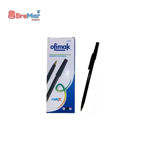 BOLIGRAFO METRIX NEGRO OFIMAK