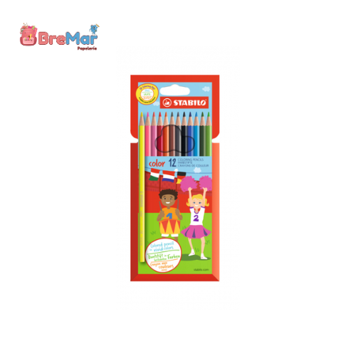 LAPICES DE COLORES STABILO CAJA DE 12